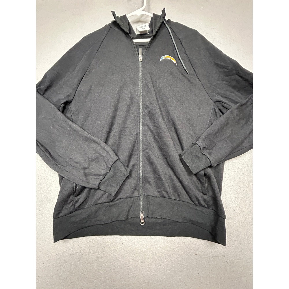Nike Los Angeles Chargers Hoodie Polyester Cotton Black Large Mens